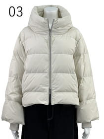 コクーンシルエット ショートダウンジャケット