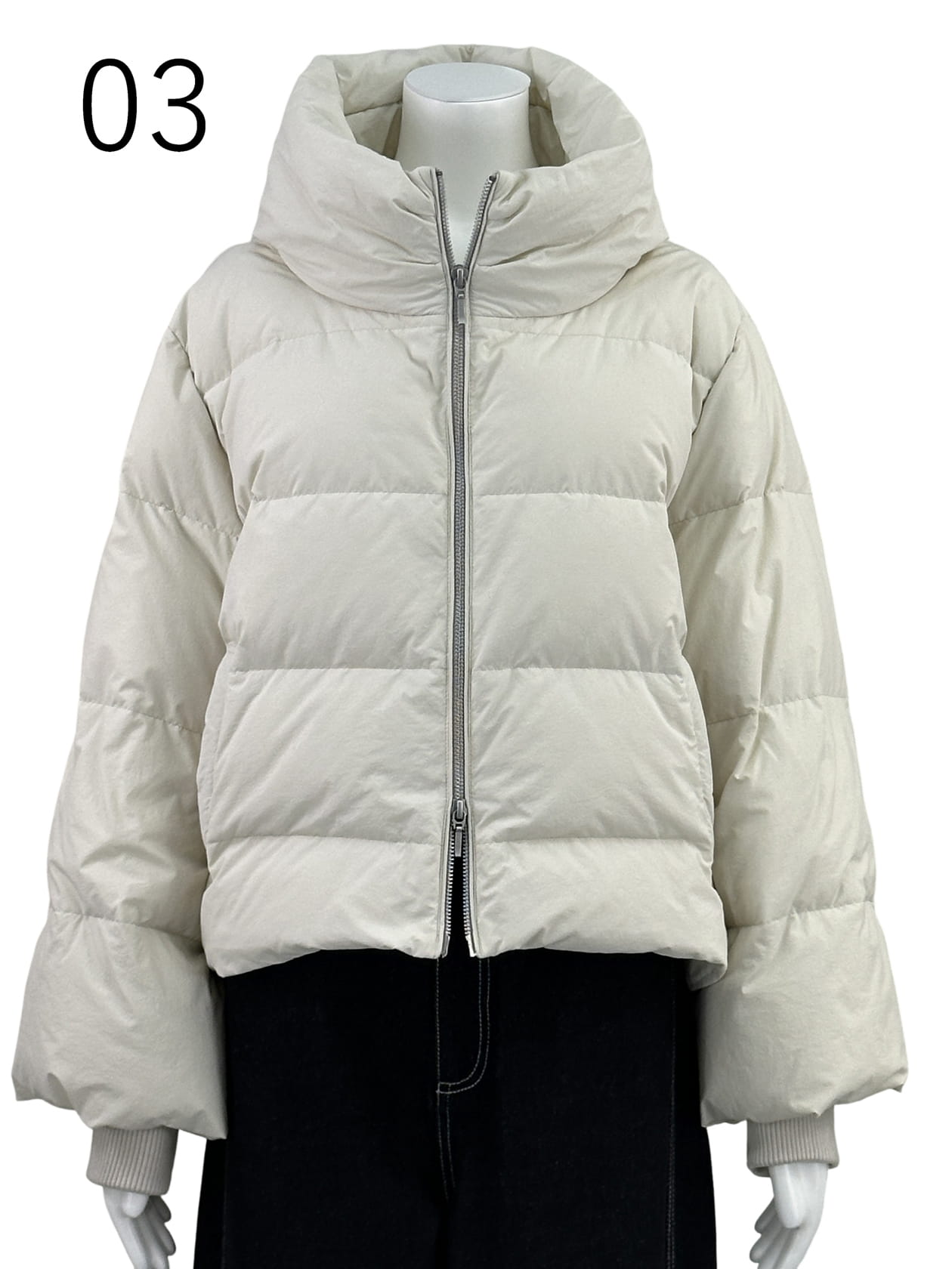 コクーンシルエット ショートダウンジャケット