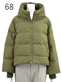 コクーンシルエット ショートダウンジャケット