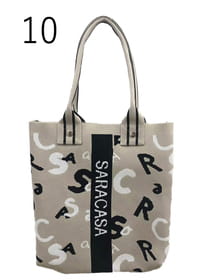 ニットジャカード トートバッグ