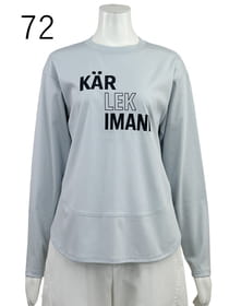 ロゴ 綿スムースカットソー