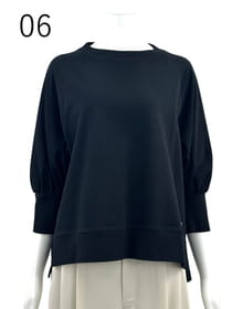 ソフトクリア天竺 七分袖カットソー