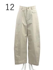 バレルレッグ イージーパンツ