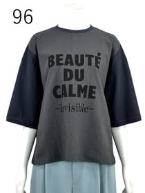 ワッシャーローン切替 ロゴカットソー