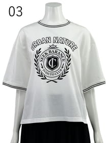 コットン天竺マリンモチーフTシャツ