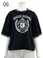 コットン天竺マリンモチーフTシャツ