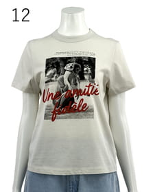 ハイゲージ天竺フォトプリントTシャツ