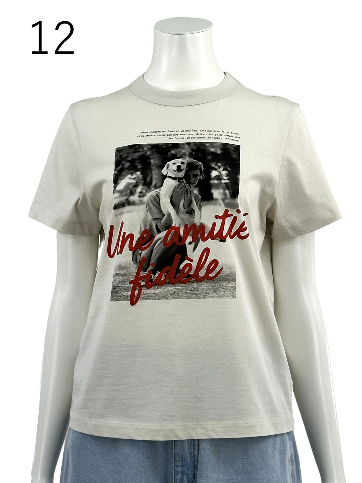 ハイゲージ天竺フォトプリントTシャツ
