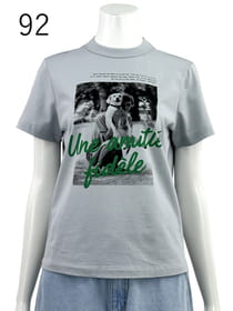 ハイゲージ天竺フォトプリントTシャツ