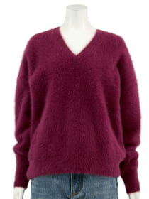 FOX CASHMERE Vネック プルオーバー