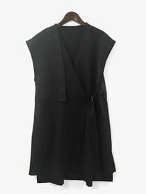 大人モードベルト付きベスト