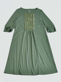 シャーリングフレアワンピース