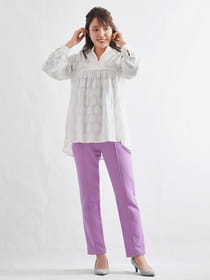 ドットカットジャカードスキッパーチュニック