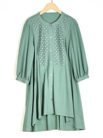 さらっと涼感レース付きチュニック