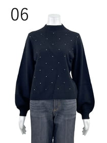 メタルFIX アンゴラ混 プルオーバー