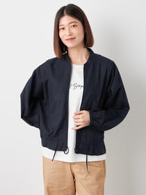 ギャザーデザインショートジャケット