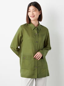 ナチュラルオーガンジーブラウス