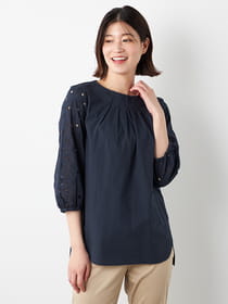 フラワーレースブラウス