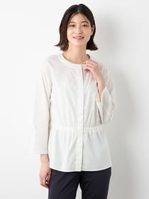 ウエストギャザーブラウス