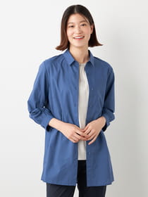 後ろ切り替えブラウス