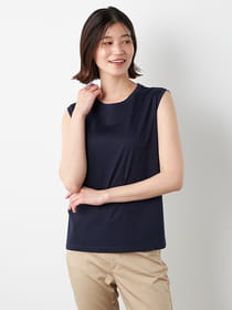 【早割30%OFF対象】80/- シルケットスムースノースリーブ