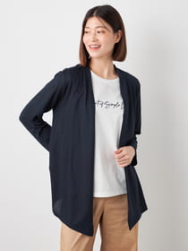 シアーボーダートッパーカーデ