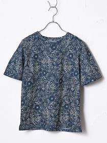 ワントーンフラワープリントカットソー