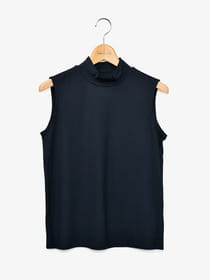 【早割30%OFF対象】ハイネックノースリーブカットソー