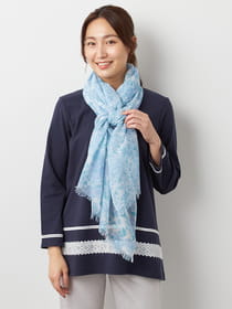 小花プリントストール