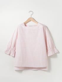 【3buy40%OFF！対象商品】サマーボーダーブラウス