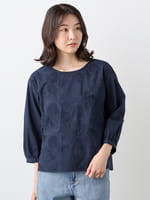 no Qhittez pas コットンボイルリーフエンブロイダリーブラウス リーフエンブロイダリーブラウス（6202281）｜women（ウィメンズ