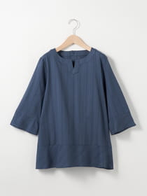 からみストライプブラウス