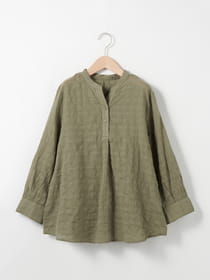 【3buy40%OFF！対象商品】シェードチェックブラウス