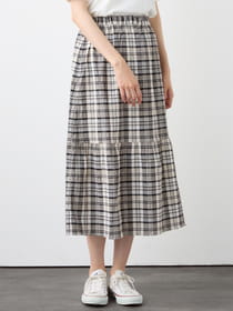 ≪WEB限定/1,111円OFF！対象商品≫サッカーチェックスカート