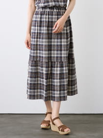 ≪WEB限定/1,111円OFF！対象商品≫サッカーチェックスカート