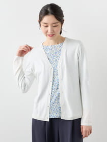 【3buy40%OFF！対象商品】ニット天竺カーディガン