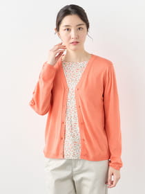 【3buy40%OFF！対象商品】ニット天竺カーディガン