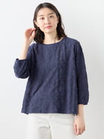 【HERNO】雑誌掲載! ブルーミング ジャカード プルオーバー レーシージャカードプルオーバー(6202722)|women(ウィメンズ