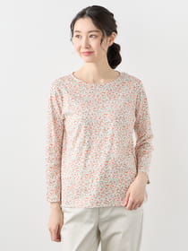 フラワープリントプルオーバー