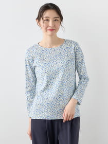 フラワープリントプルオーバー