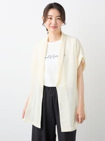 【3buy40%OFF！対象商品】カラミメッシュ羽織