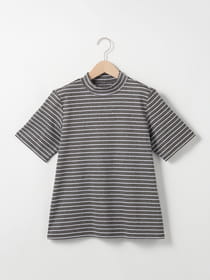 サイロ杢ボーダーチビハイプルオーバー