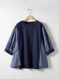 ≪WEB限定/1,111円OFF！対象商品≫ダンガリードッキングプルオーバー