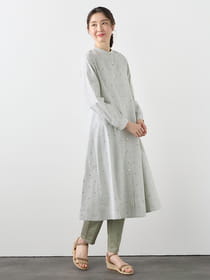 ストライプワンピース