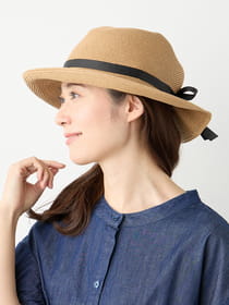 リボン付きブレードハット