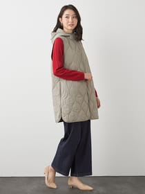 キルトロングベスト