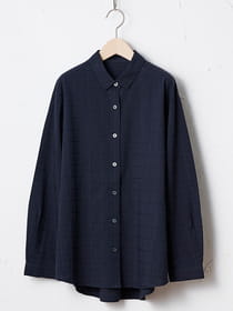 シャドーチェックシャツ