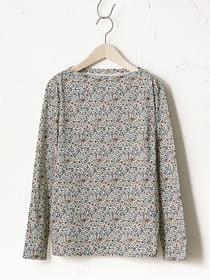 アラベスクプリントカットソー