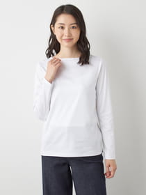インナーベーシックボートネックカットソー（6203705）｜women