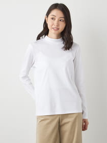 50/-インナーベーシックチビハイネックカットソー